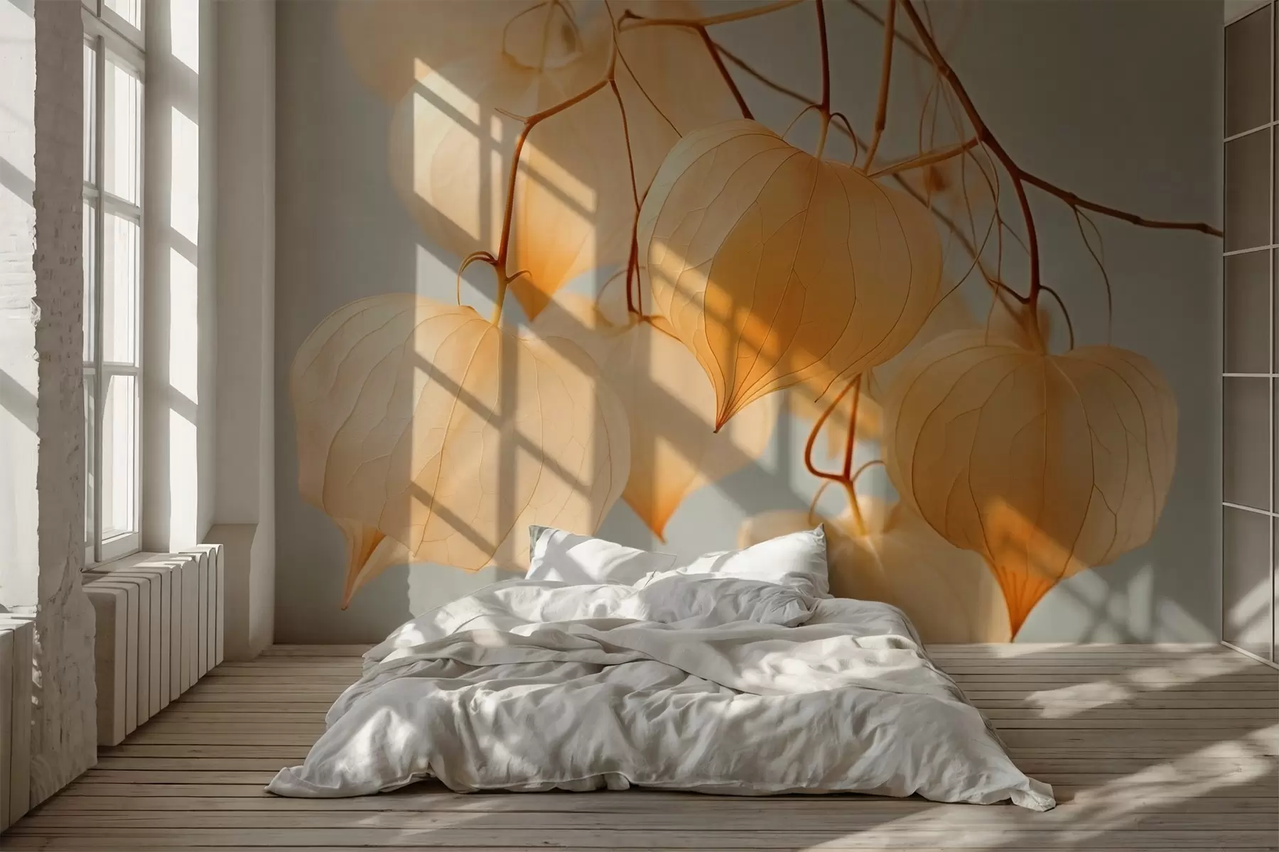 wall murals Пхисалис имитација акварела w03466