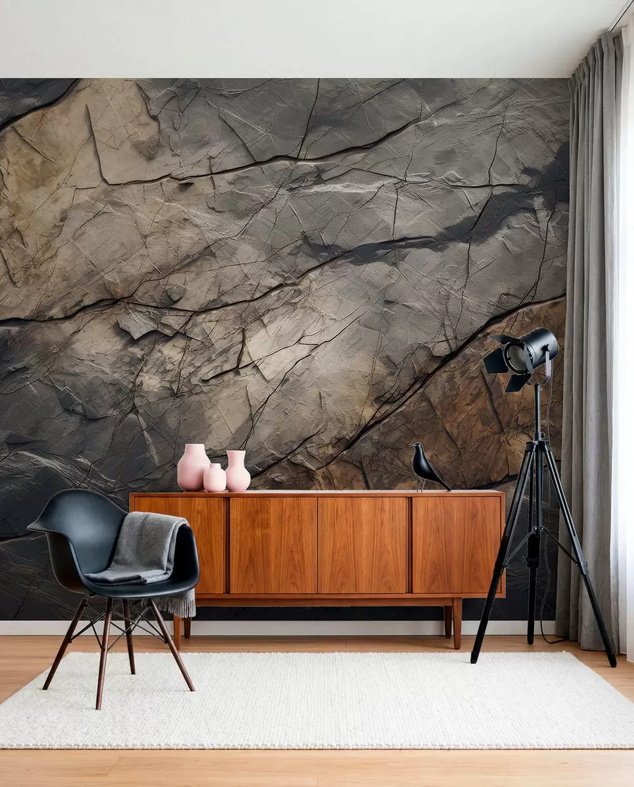 wall murals Осликан зид у акварелу w03561