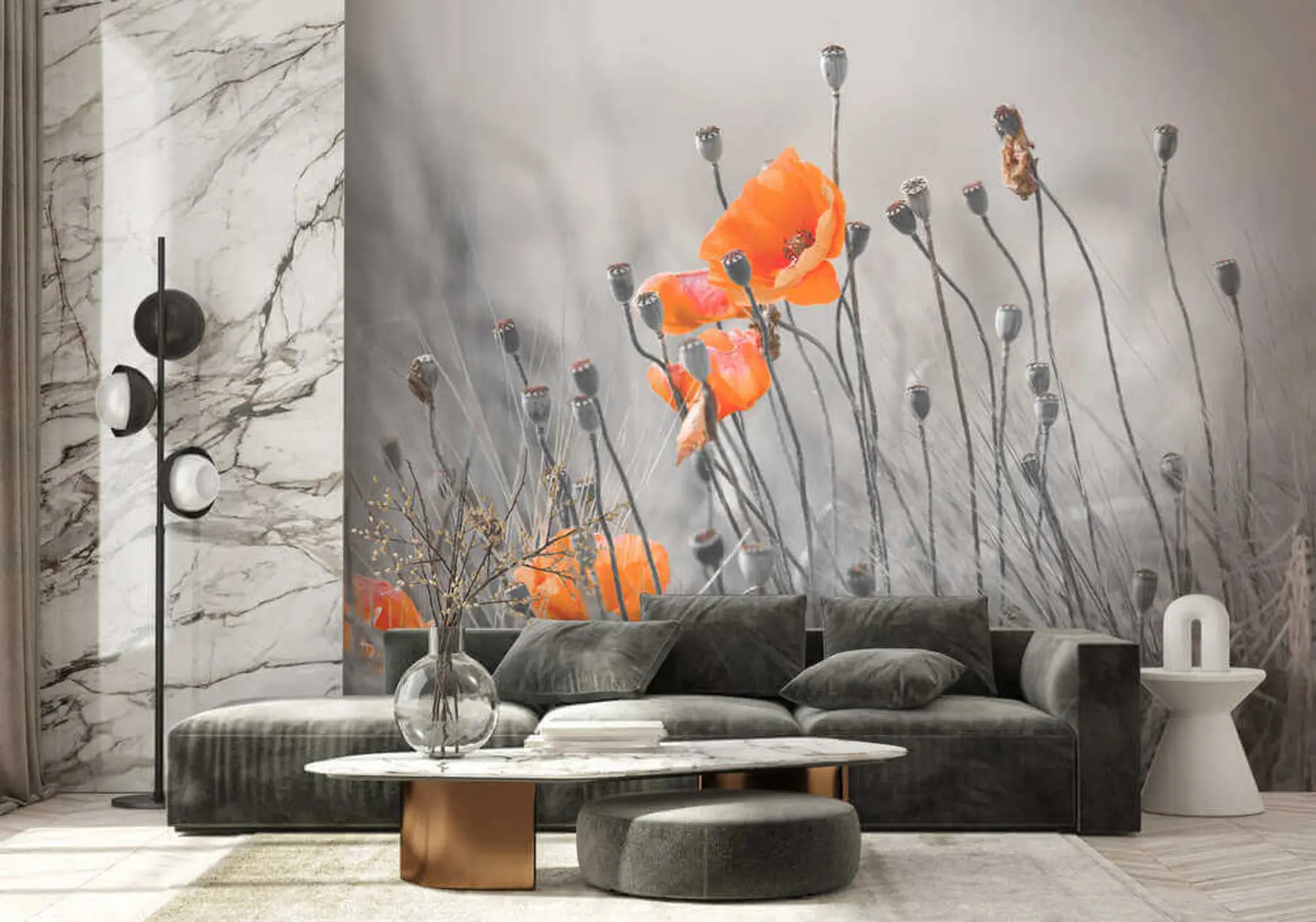 wall murals Поље мак u53411