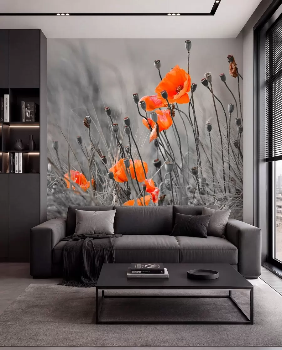 wall murals Поље мак u53411