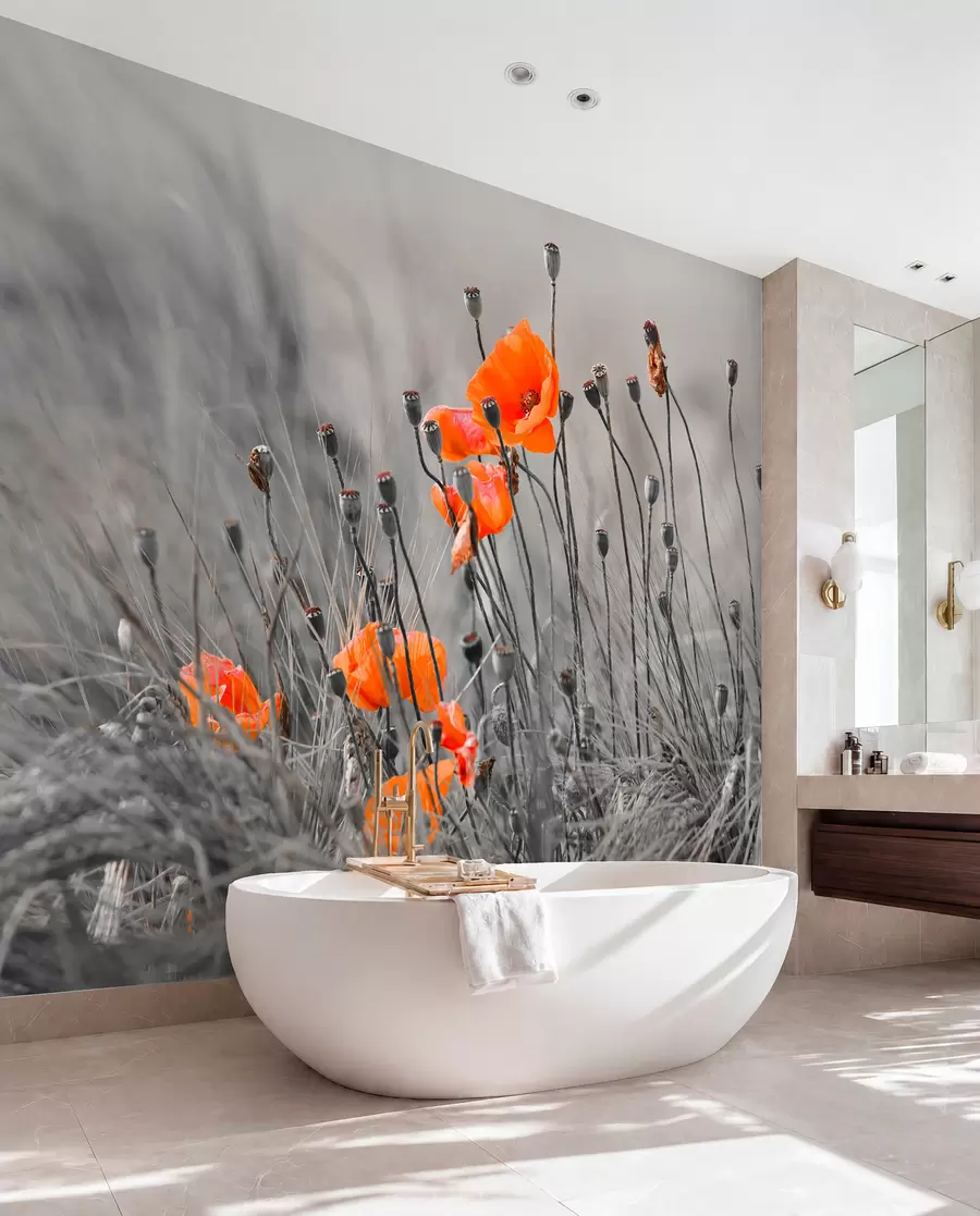 wall murals Поље мак u53411