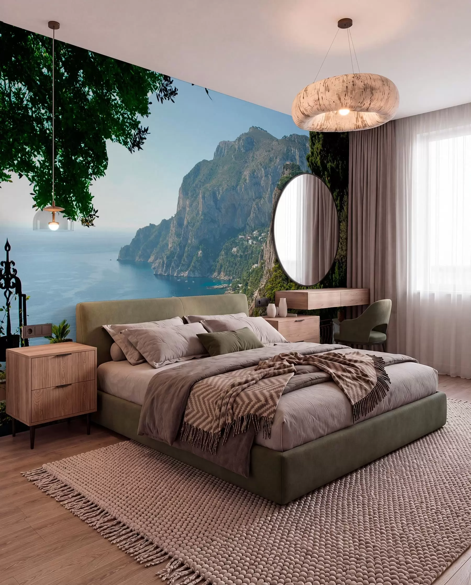 wall murals медитерански пејзаж u53438