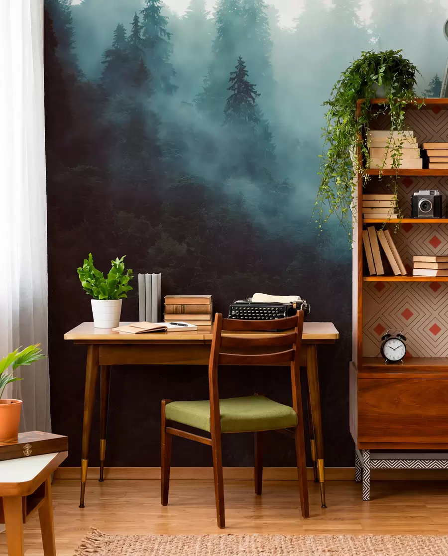 wall murals Прелепа шума у ​​магли u54118
