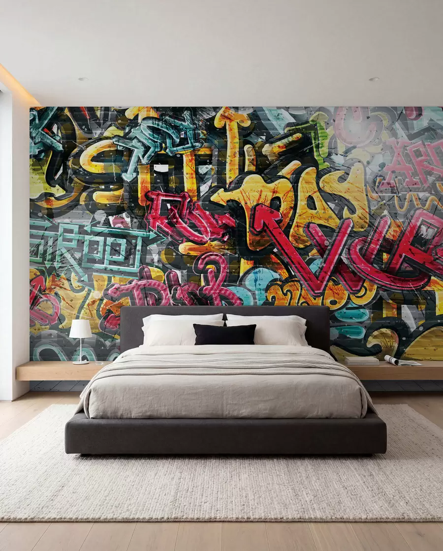 wall murals Уметничке боје, боје и графити u56045