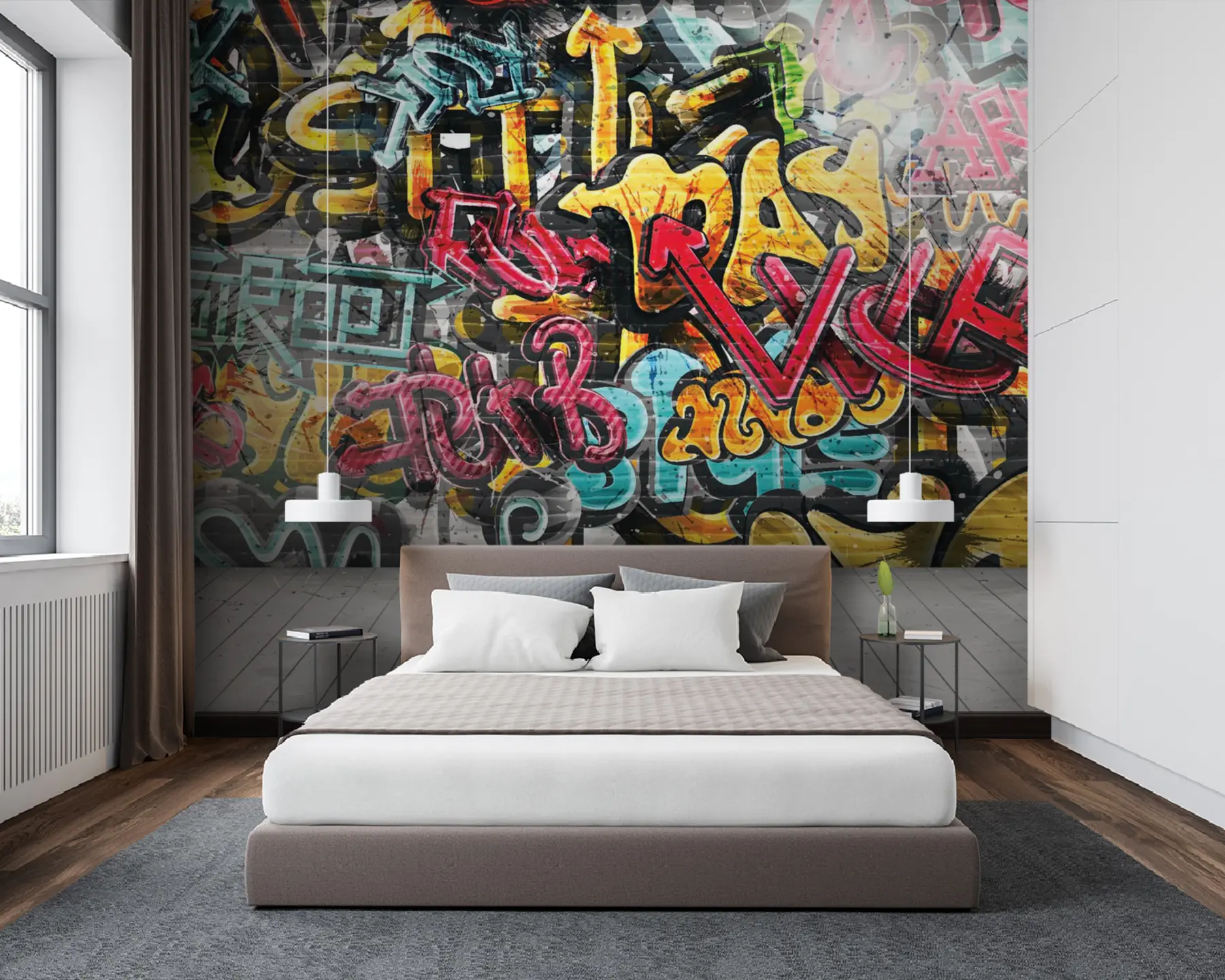 wall murals Уметничке боје, боје и графити u56045