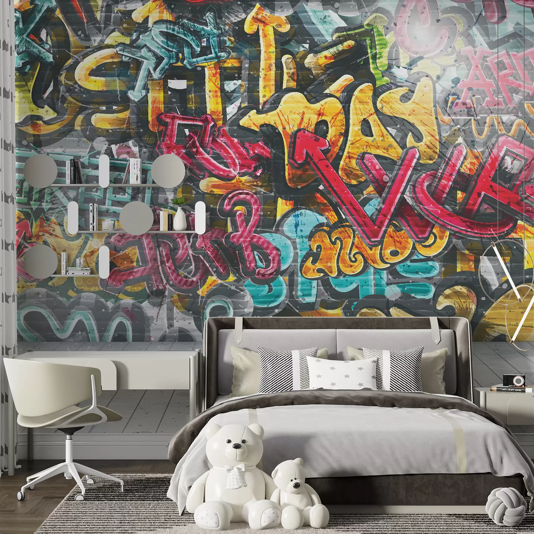 wall murals Уметничке боје, боје и графити u56045