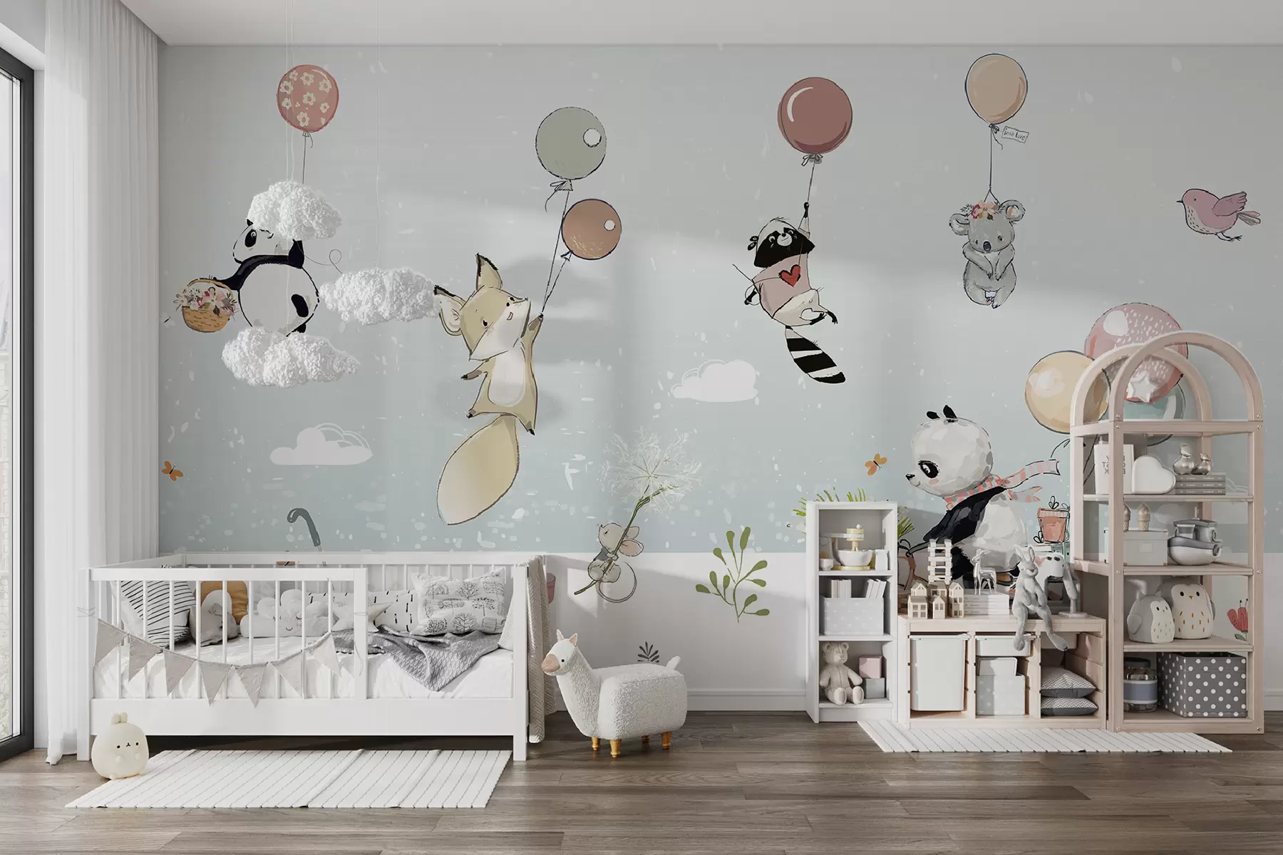 wall murals Гозба за животиње u62013