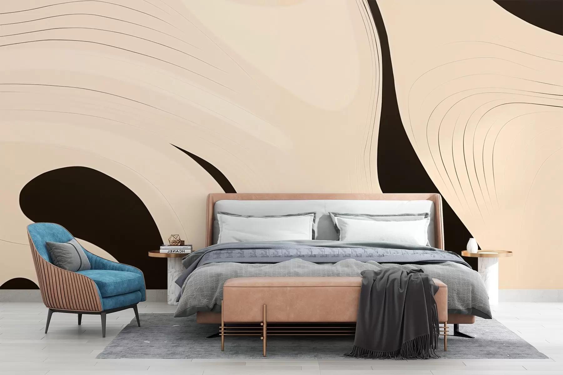 wall murals Апстрактна графичка структура у минималистичком стилу w03515