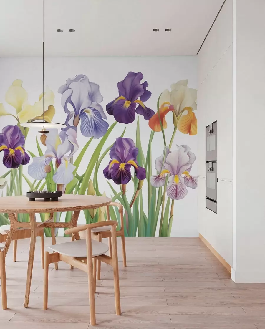 wall murals Цвеће ириса w03641
