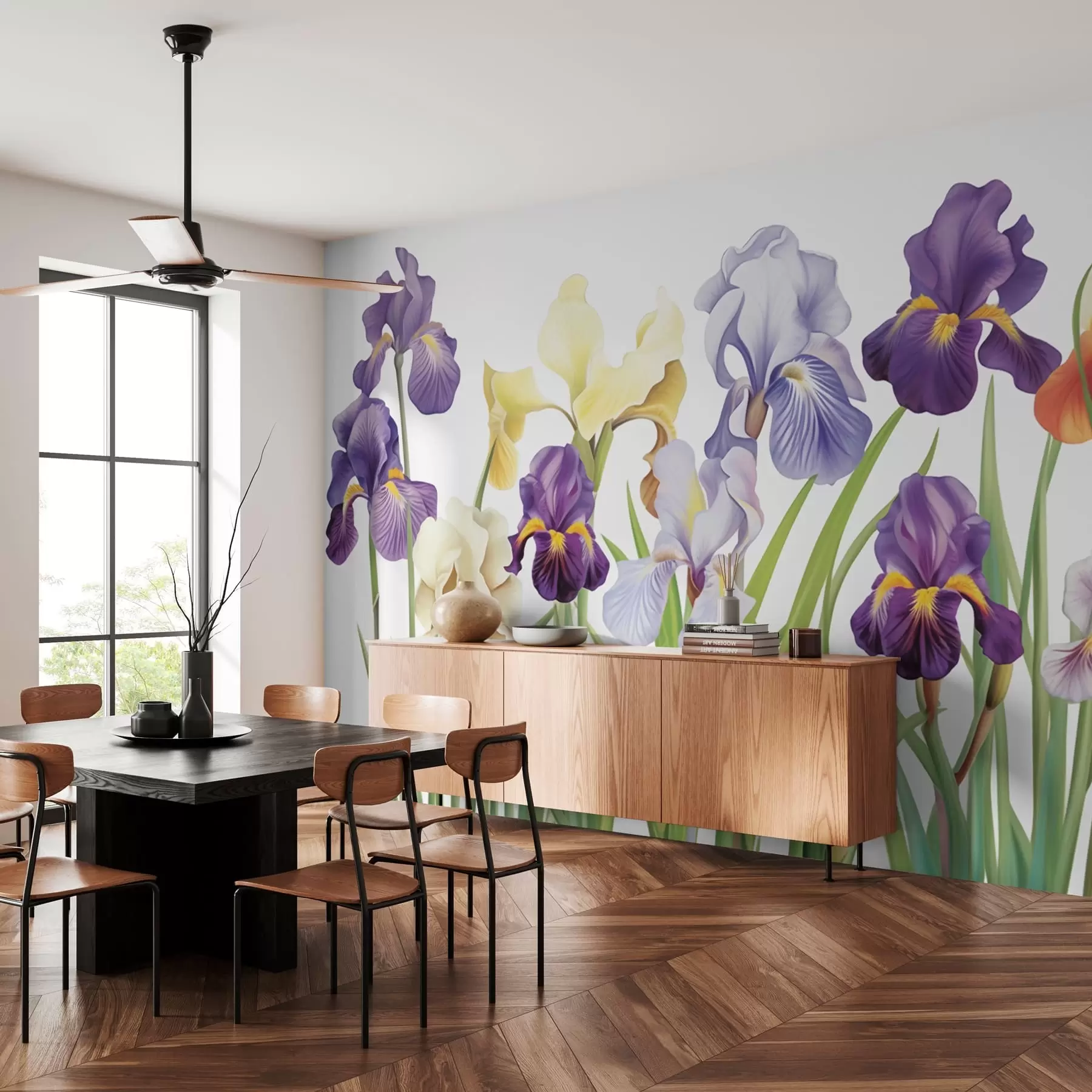 wall murals Цвеће ириса w03641