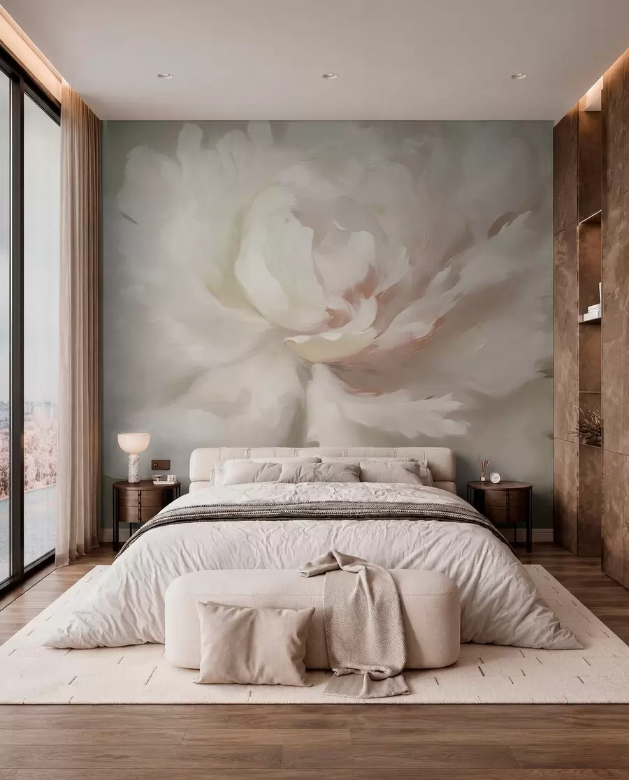 wall murals Велики цвет божура w03642