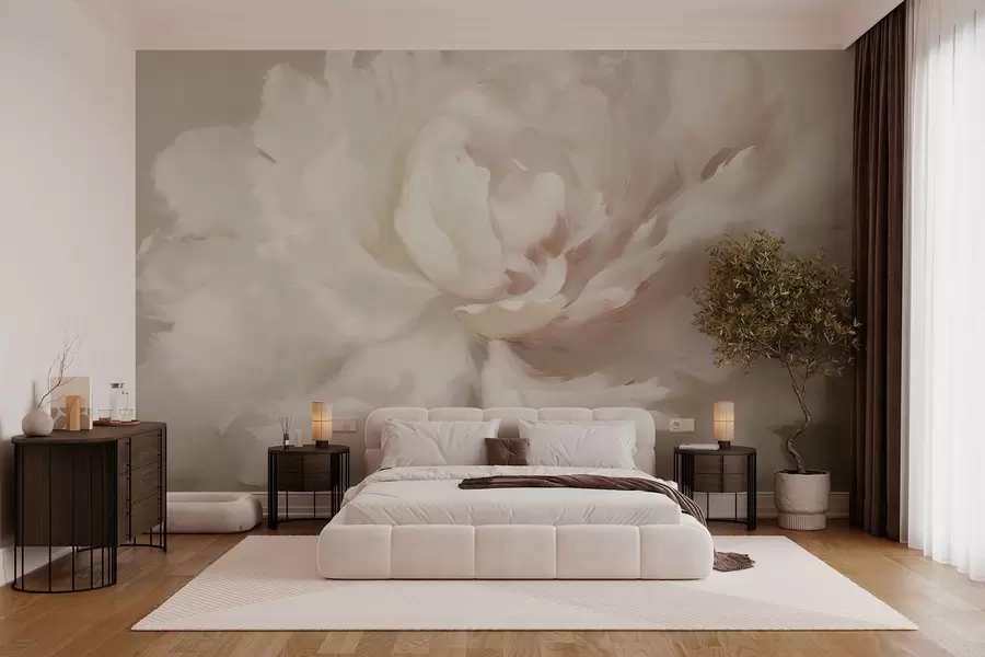 wall murals Велики цвет божура w03642