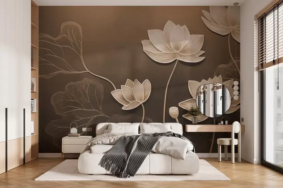 wall murals Лотоси w03591