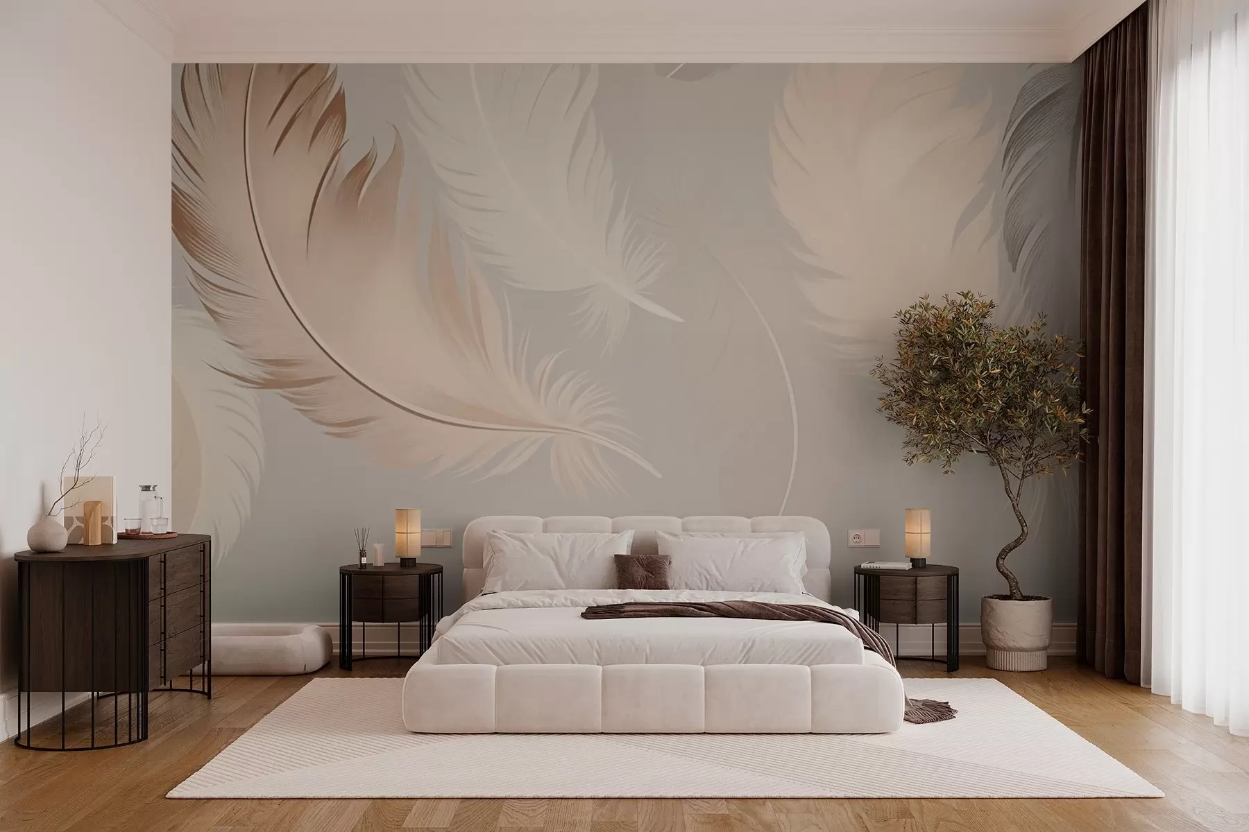 wall murals Перје w03595