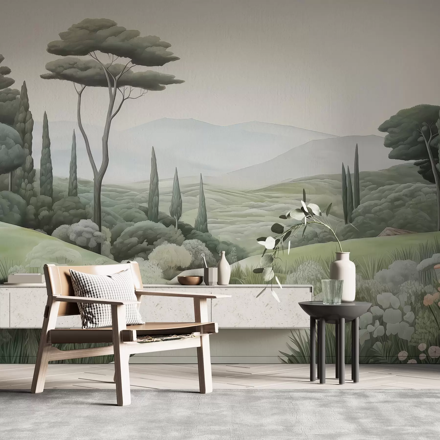 wall murals Акварел пејзаж w03659