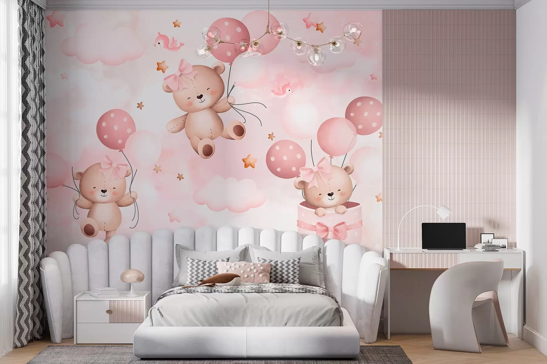 wall murals Медведи са балонима w03680