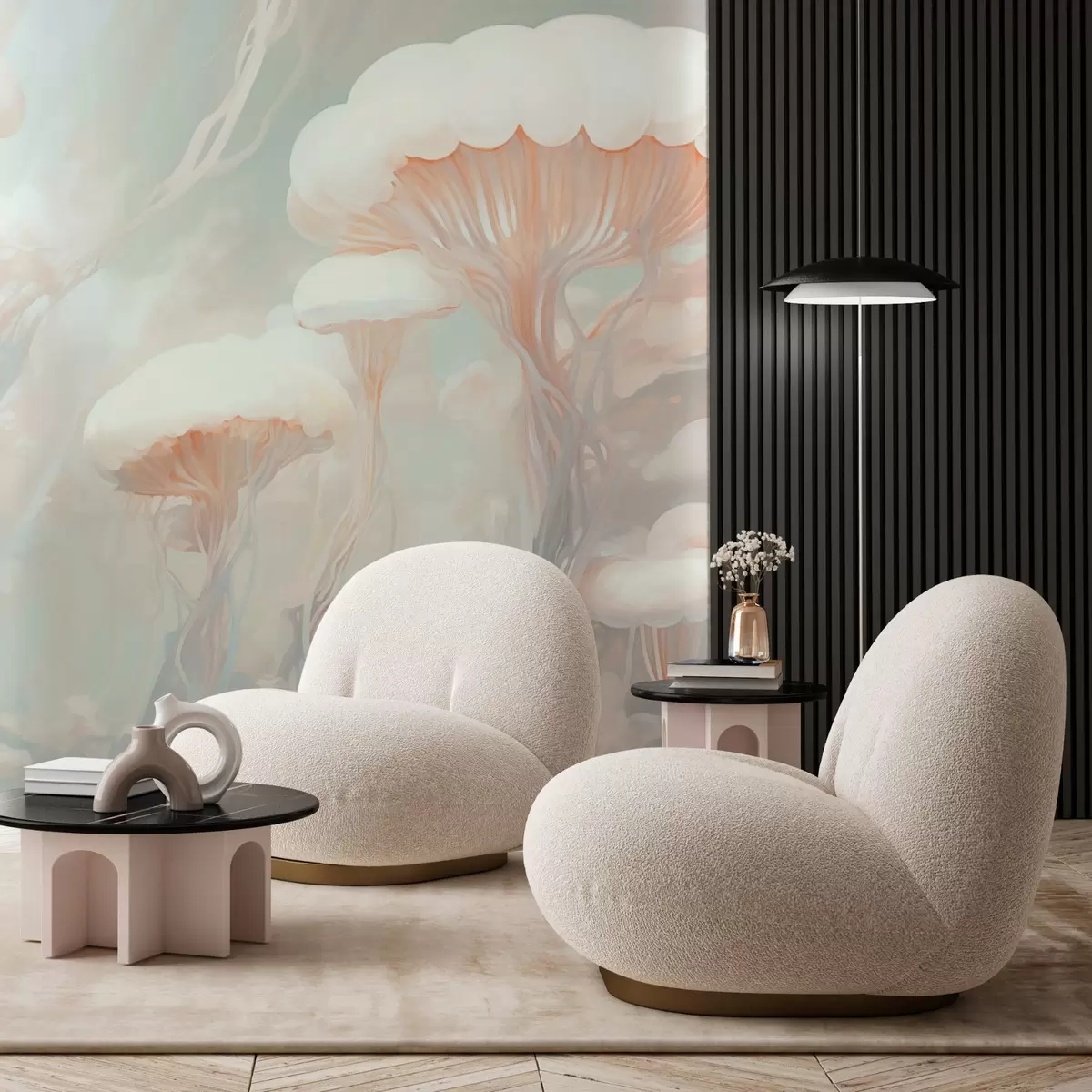 wall murals Апстрактна медуза w03773