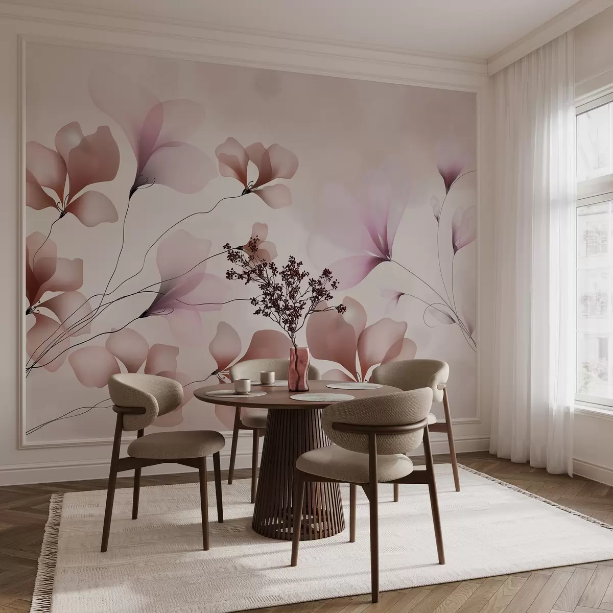 wall murals Нежно цвеће w03714