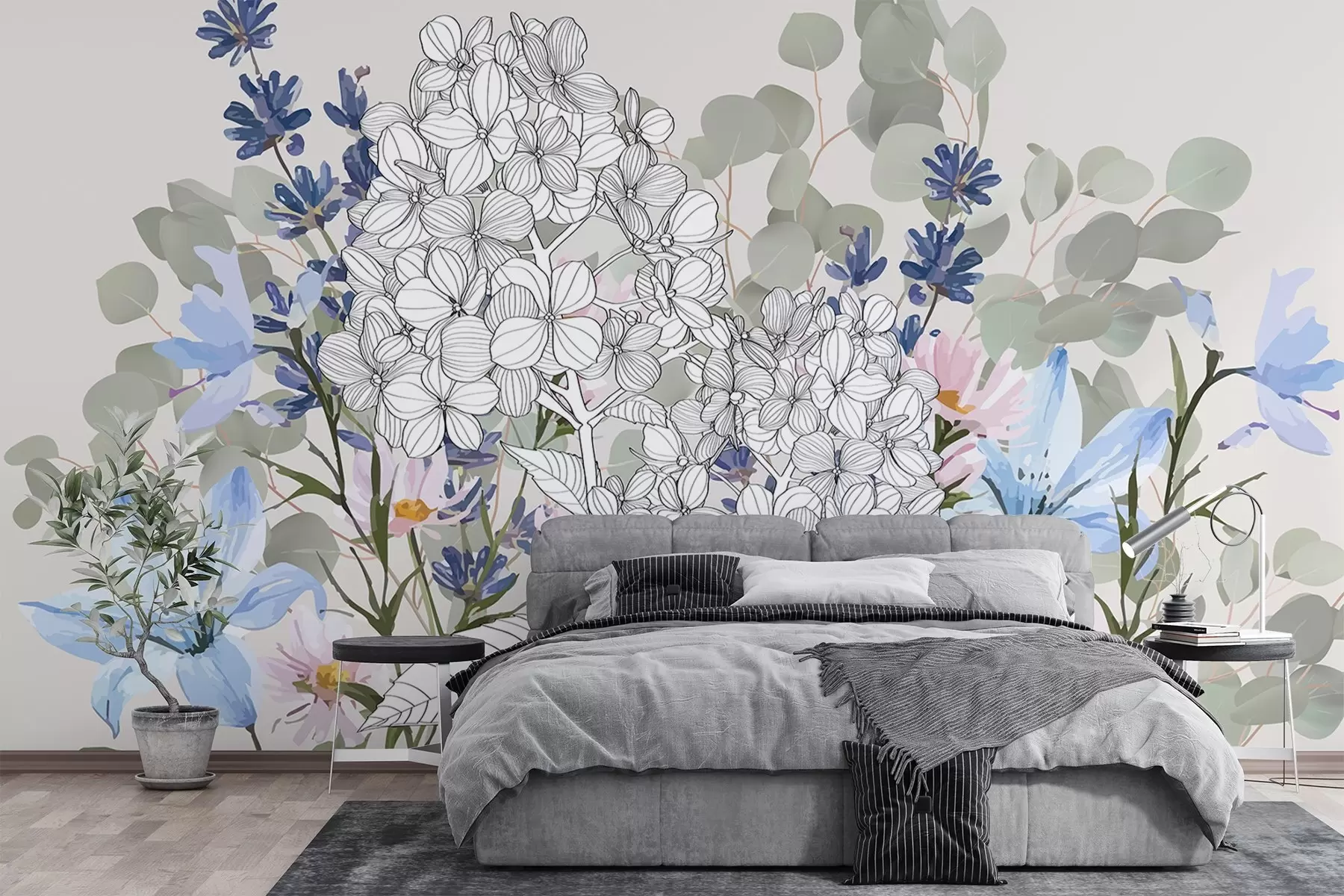 wall murals Састав различитих цвећа w03858