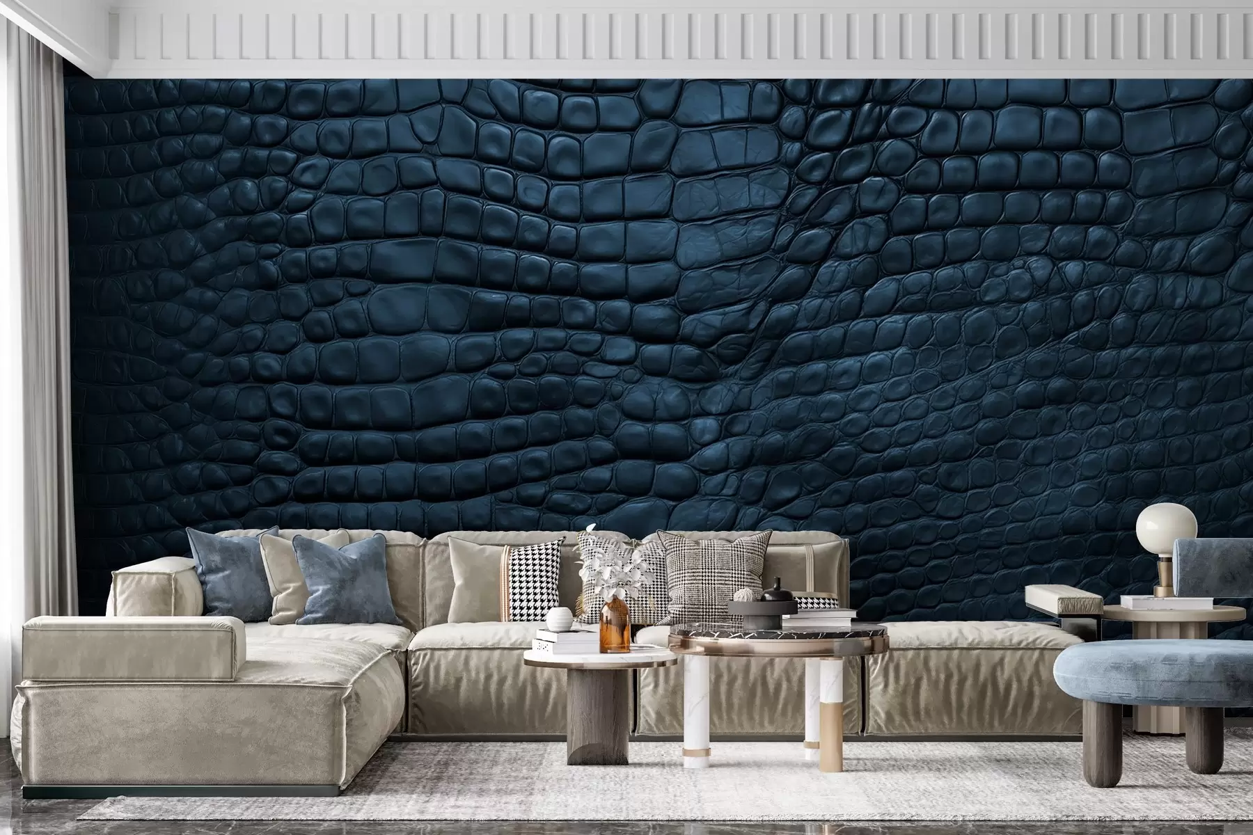 wall murals Имитација животињске коже нацртана w03818v1