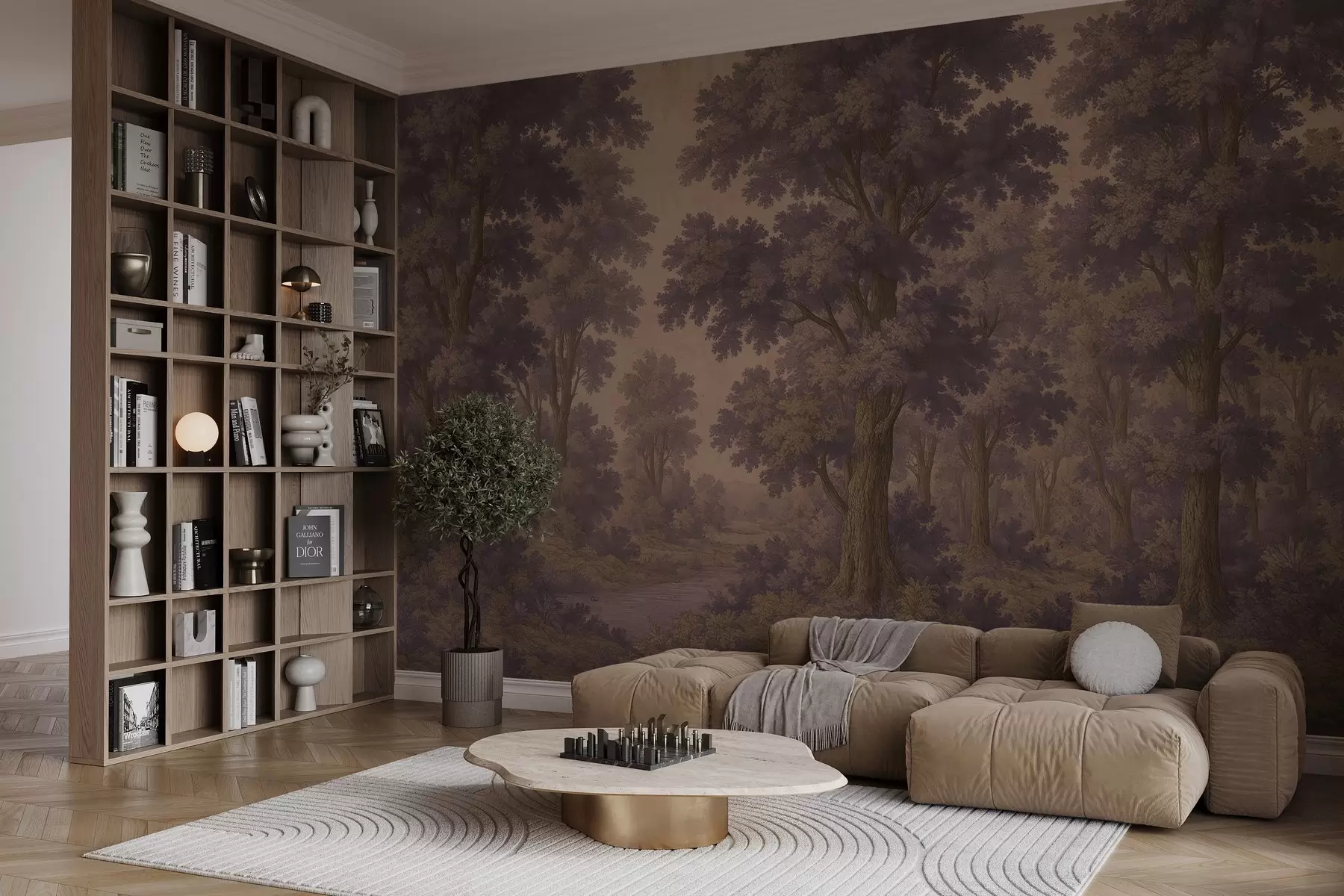 wall murals Модерна слика шуме у стилу грунге w03822v1
