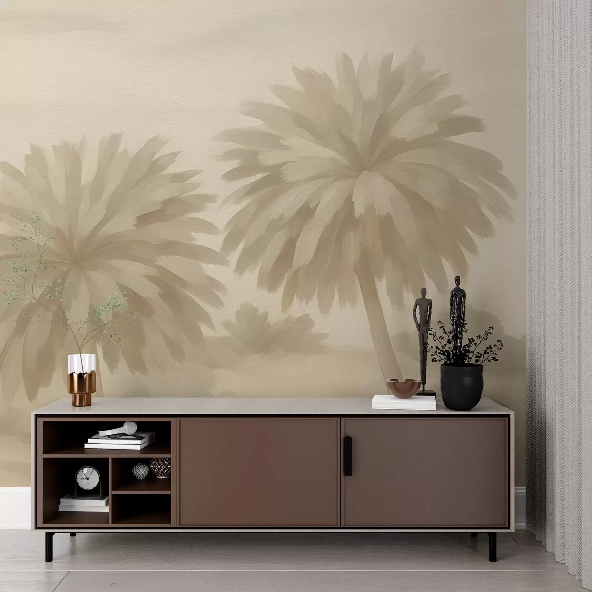 wall murals Акварел пејзаж w03824v1