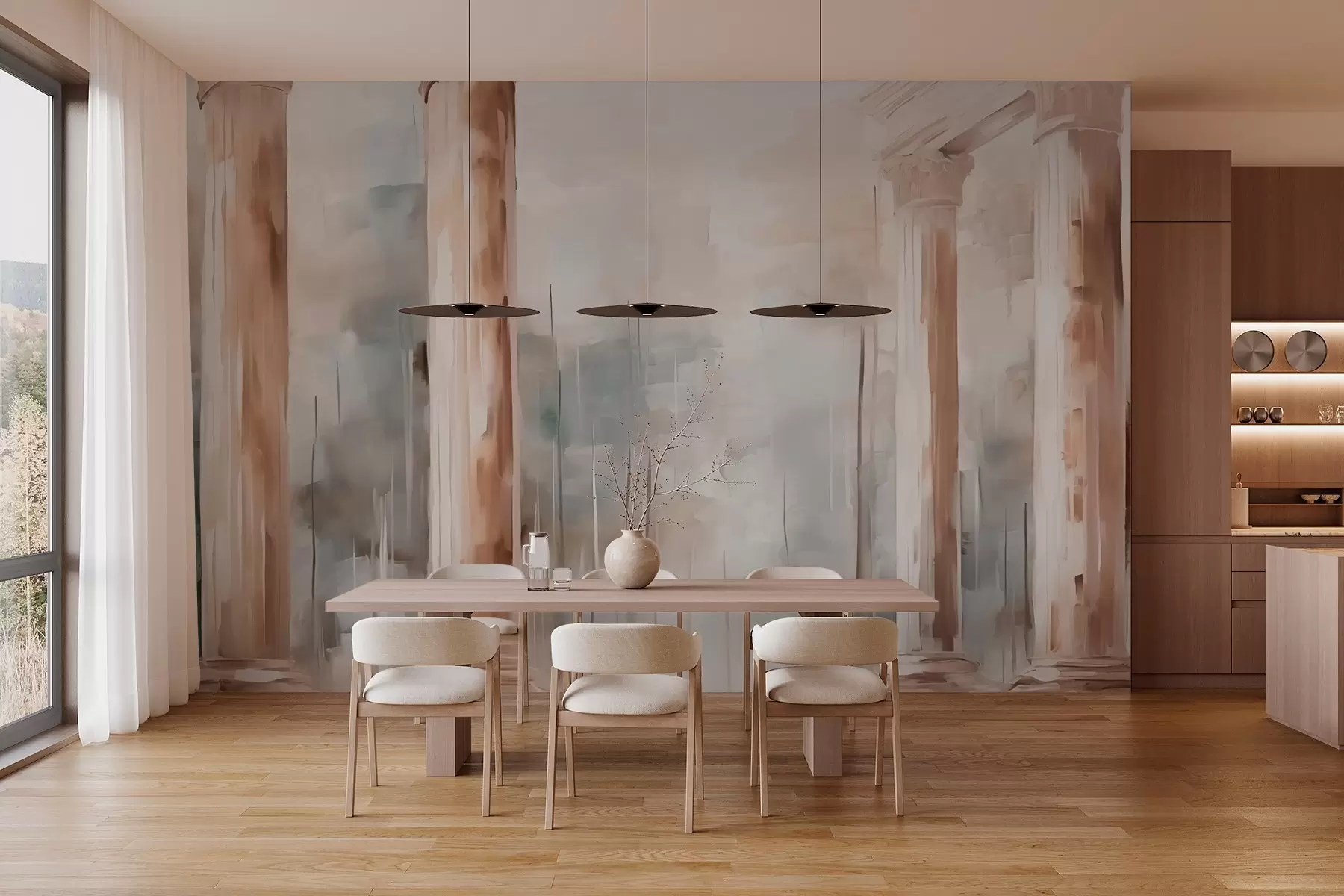 wall murals Апстрактне колоне w03844