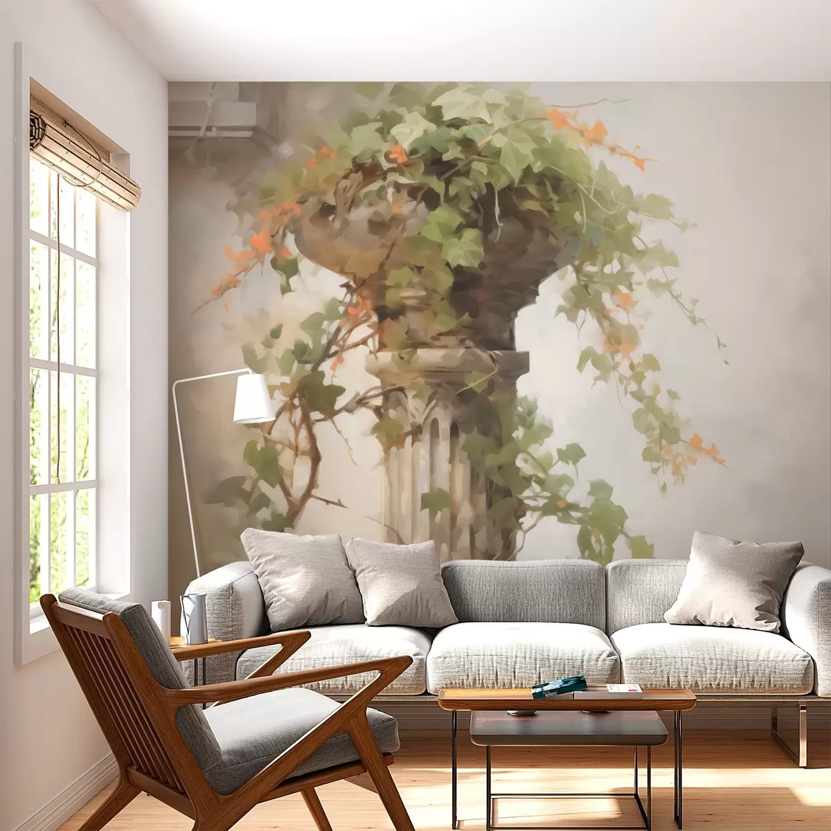 wall murals Пењачица на стубу w03847