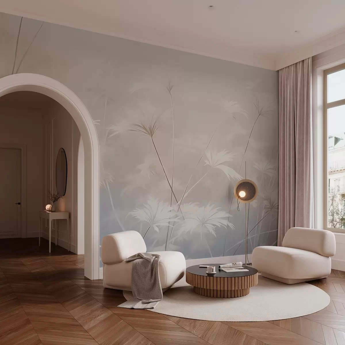 wall murals Биље у винтаге стилу w03840