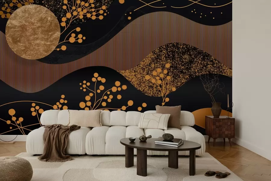 wall murals фантастична звездана ноћ у апстрактном стилу w03764