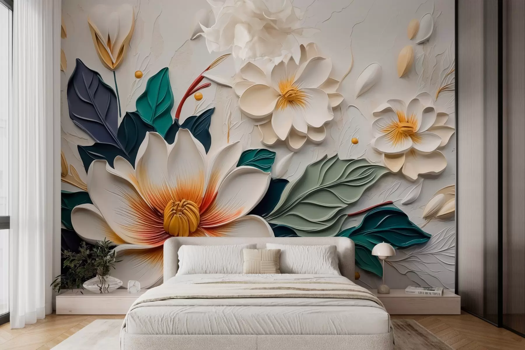 wall murals Декоративно цвеће w03904