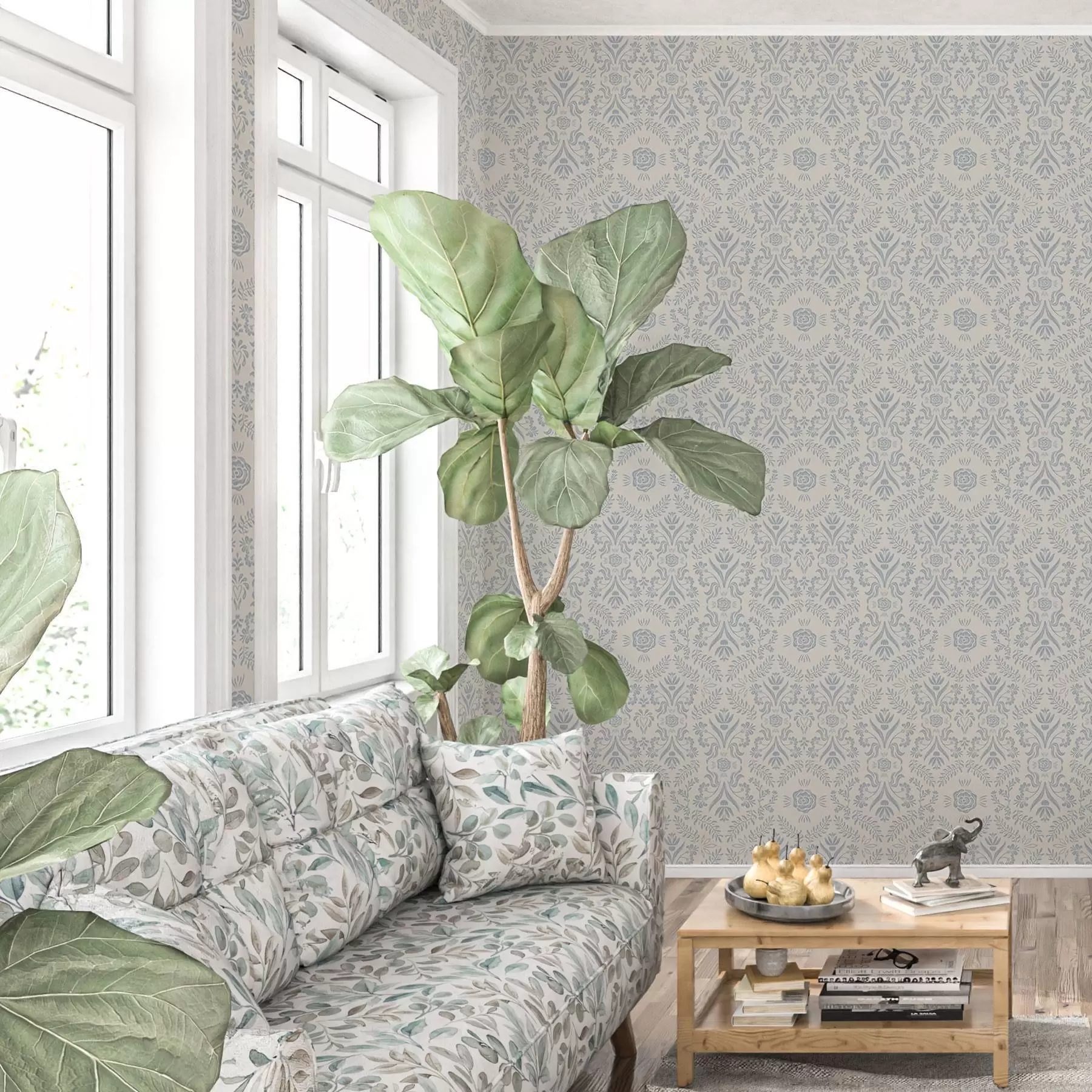 wall murals Плави узорци a00113