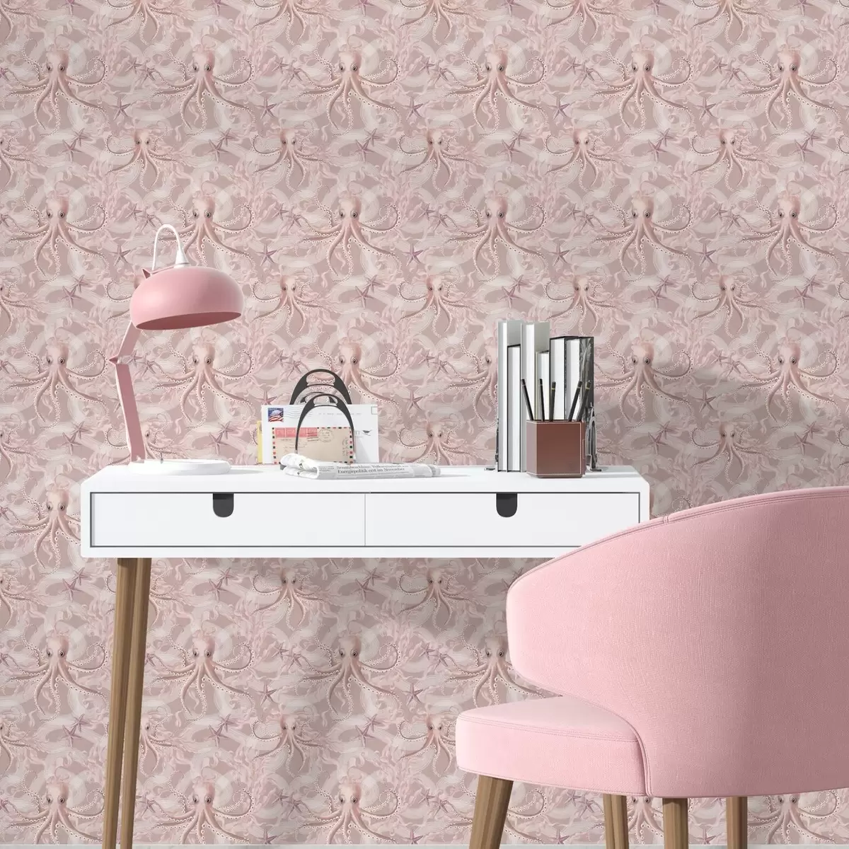 Позадина Хоботнице на ружичастој позадини a00120