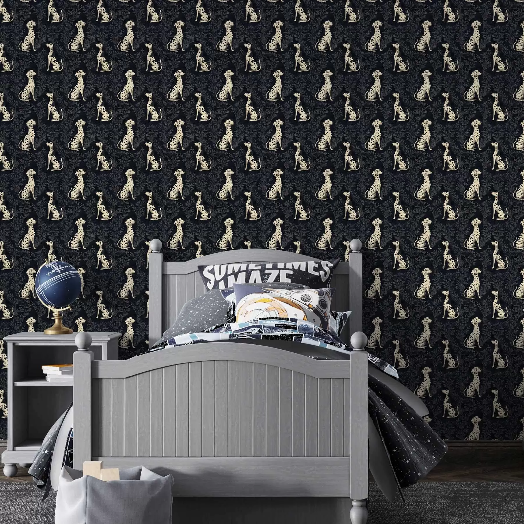 wall murals Далматинци на тамној позадини a00121