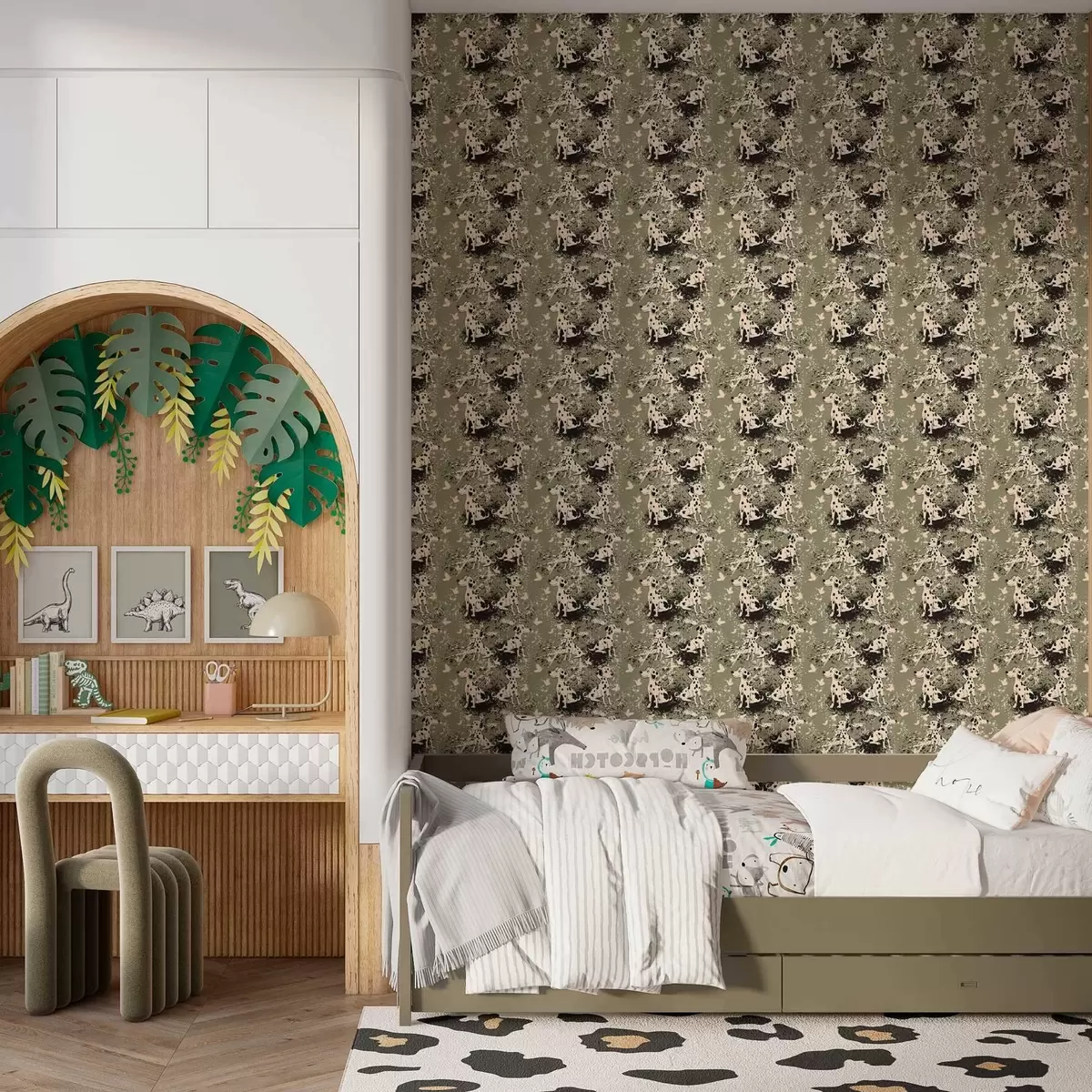 Позадина Далматинци на позадини маслина a00122