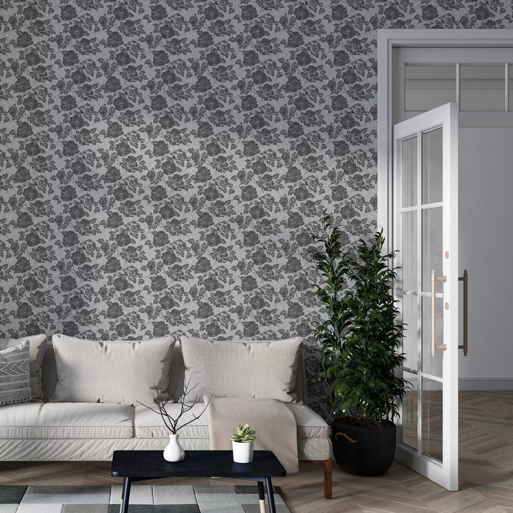 wall murals Тамно цвеће a00129