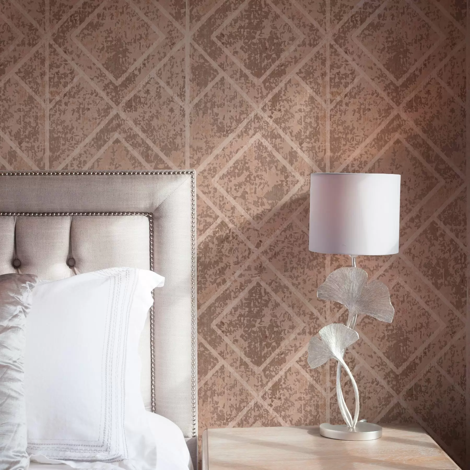 wall murals Геометријски ромбови на текстурираној позадини a00141