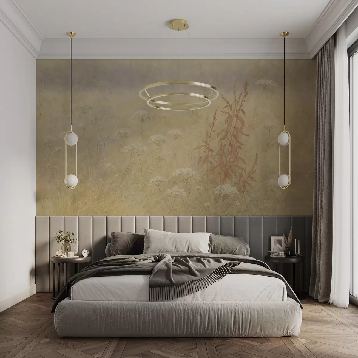 wall murals Поље акварела w03972