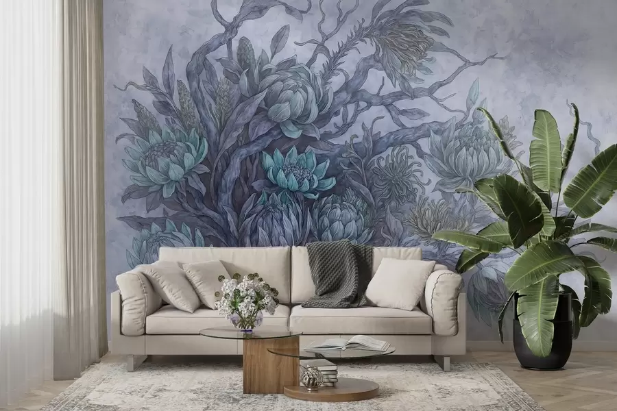 wall murals Хировито цвеће w03975v1