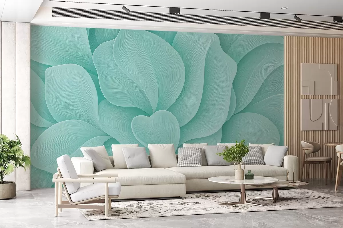 wall murals Волуминозне латице w03976v1