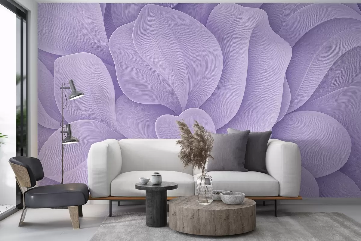 wall murals Волуминозне латице w03976v2