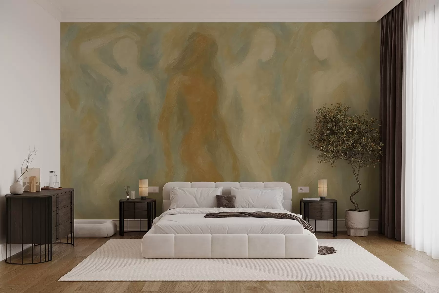 wall murals Апстрактне силуете w03982