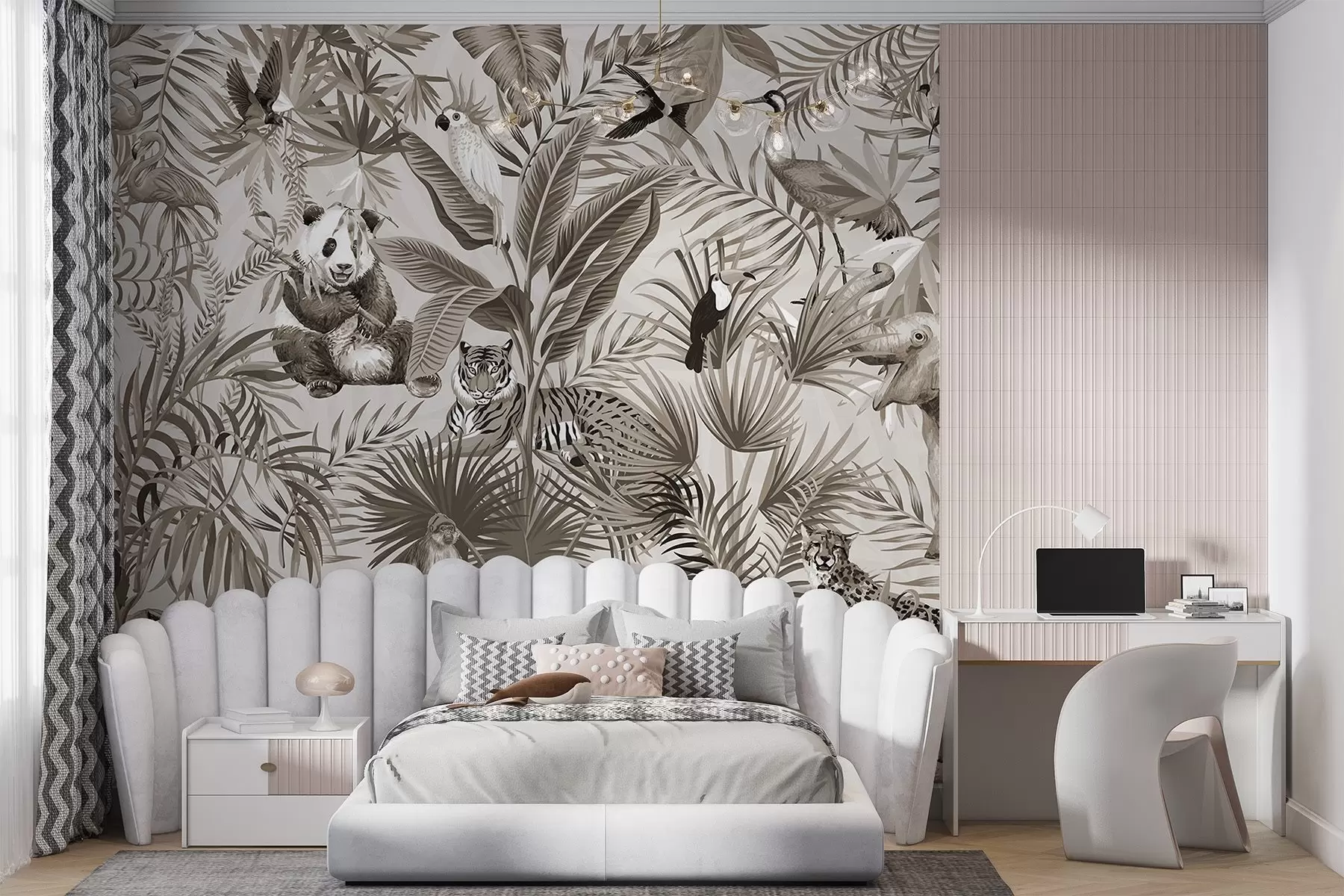 wall murals Животиње у џунгли w03983v1