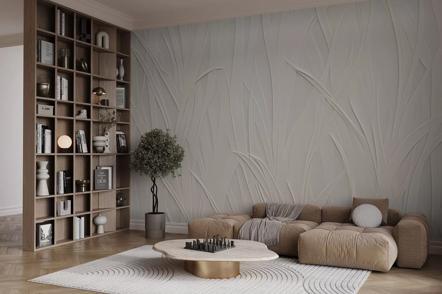 wall murals Закривљене линије w03985