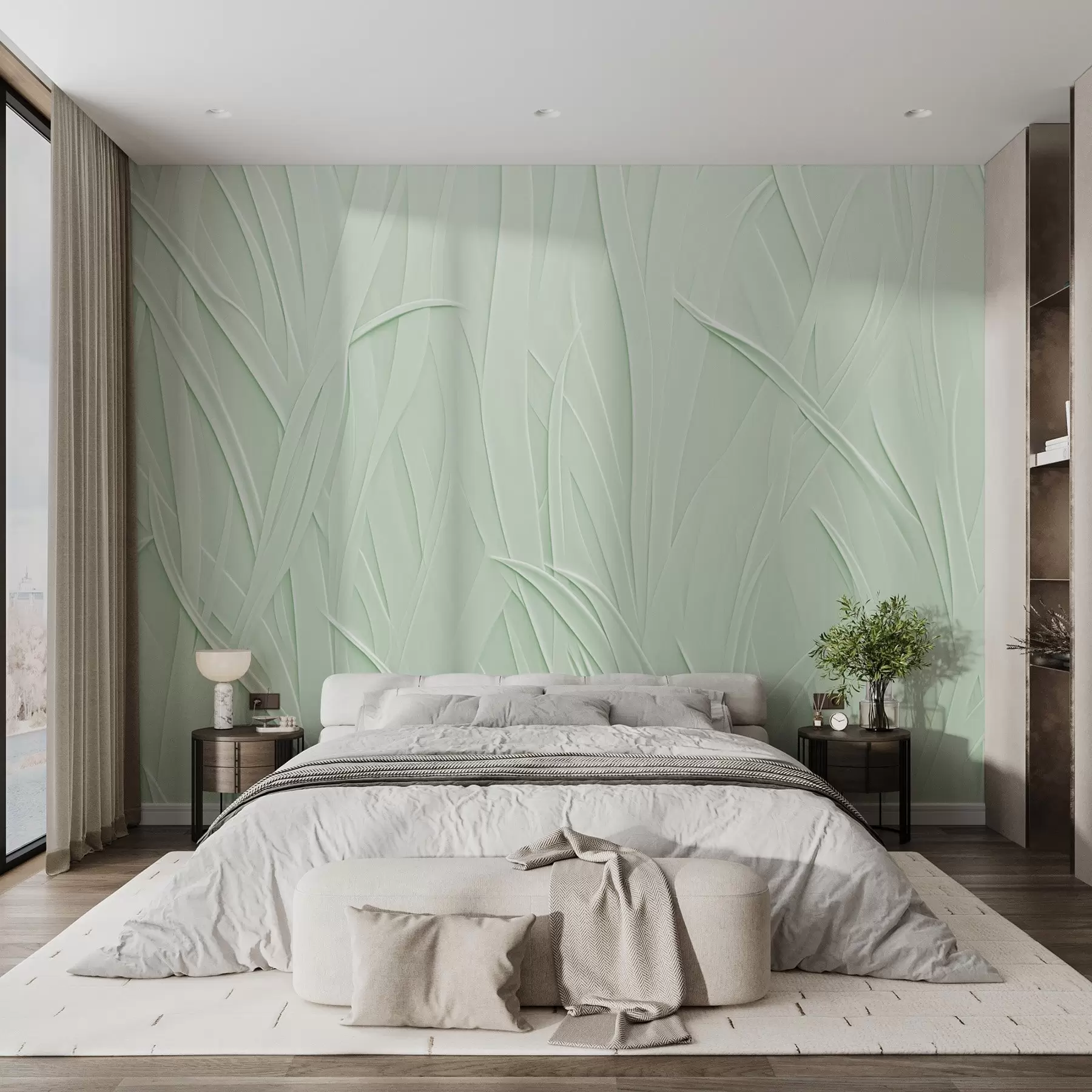wall murals Закривљене линије w03985v2