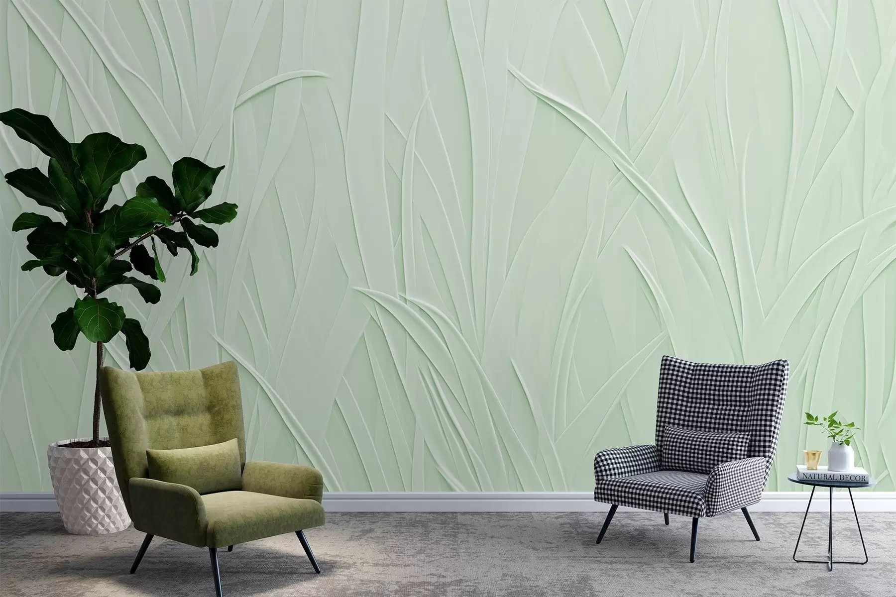 wall murals Закривљене линије w03985v2