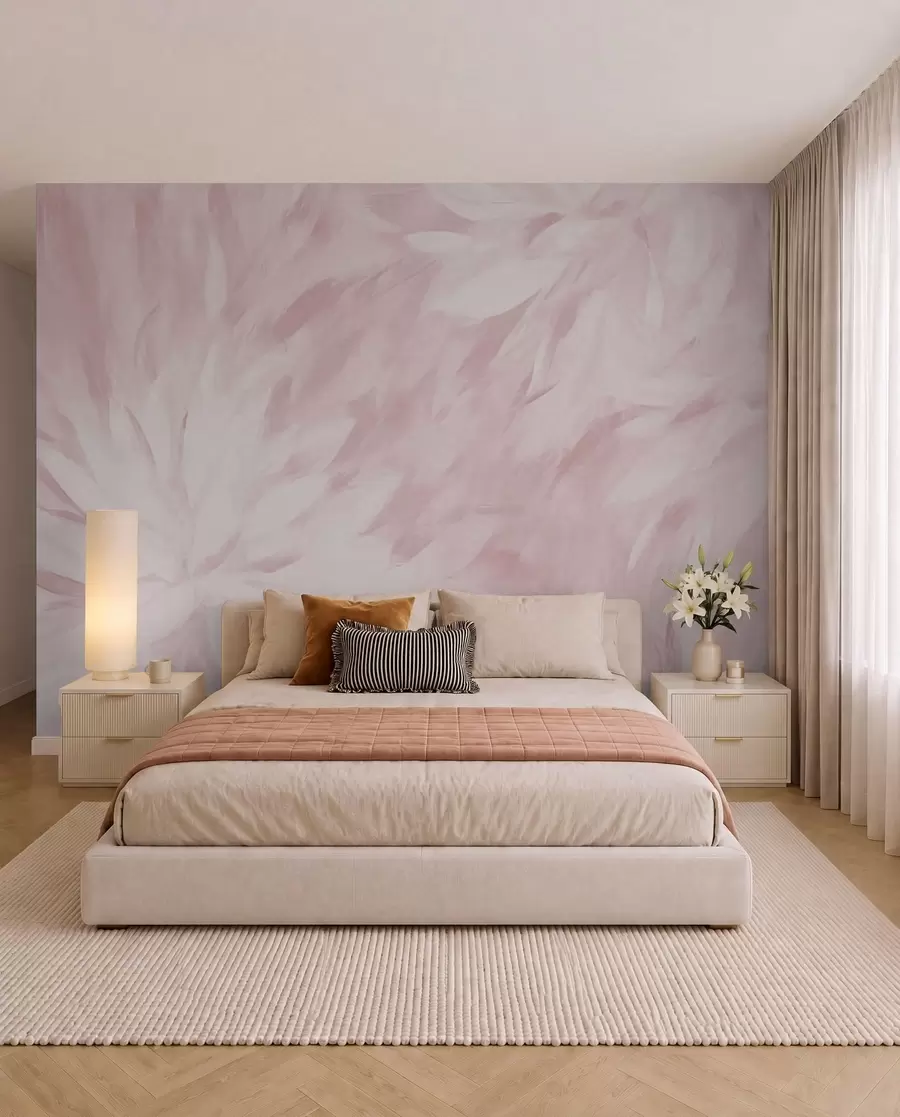 wall murals Цвеће у стилу меких потеза w03986v1