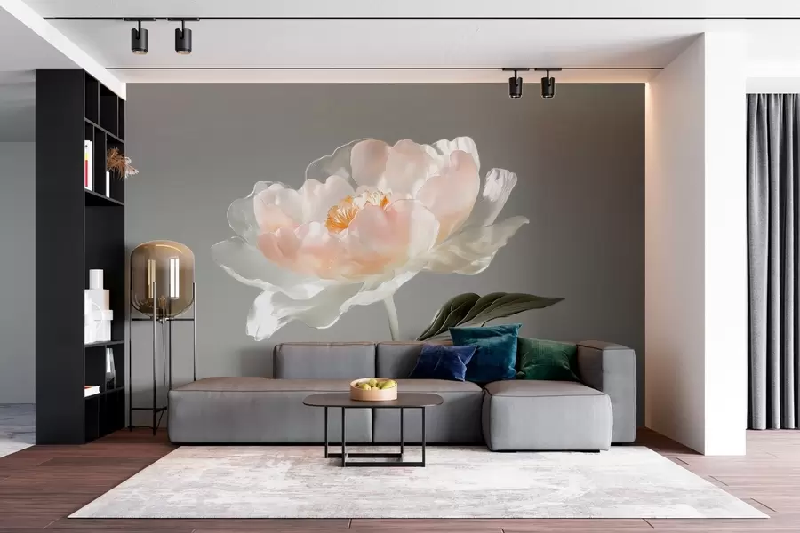 wall murals велики цвет у облику стакла w04030