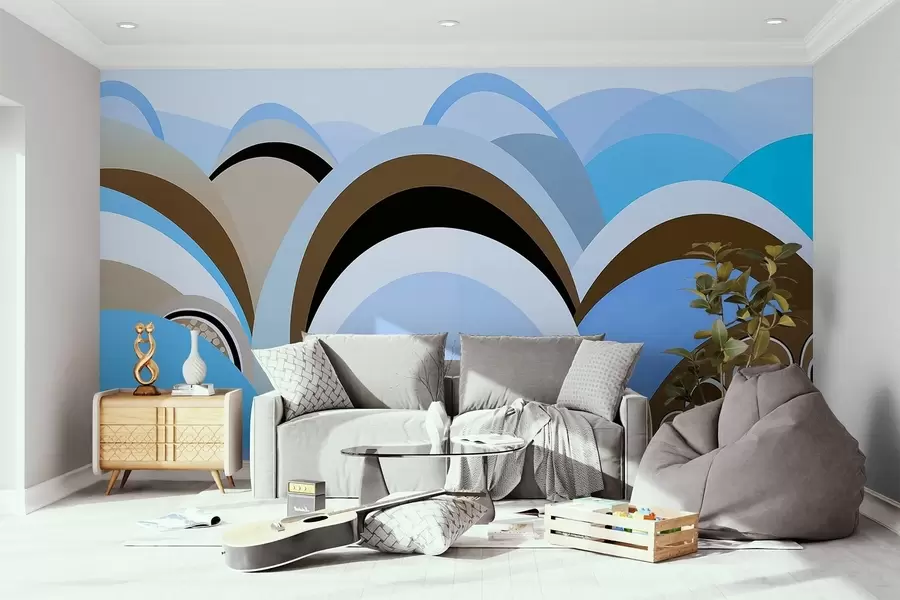 wall murals Апстрактни лукови w04021v1