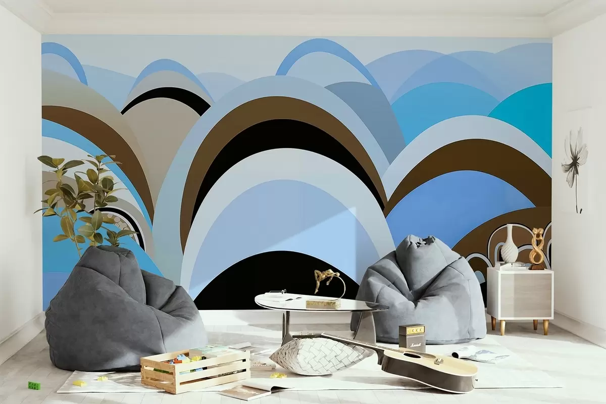 wall murals Апстрактни лукови w04021v1
